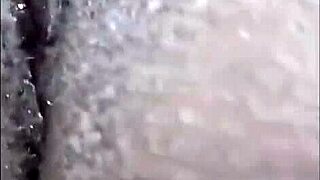 I tease my shaved pussy in close-up bdsm play