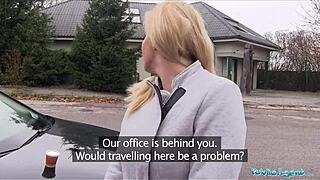 public agent milf black canary fucks desperately for job