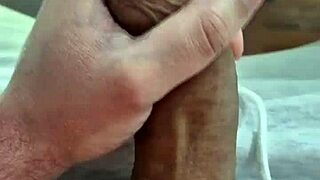 Watch this cute twink jerking off at home.