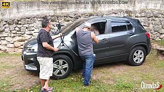 just another day with pornstar katharine madrid, tony tigrao, and binho ted backstage in brazil