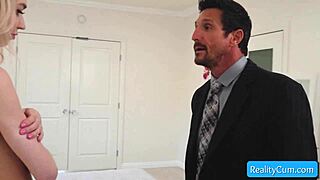 horny teen 18+ blonde slut gianna gem sucks huge fat cock and makes friend cum