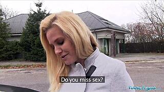 public agent milf black canary fucks desperately for job