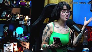 Martina Oliveira Gets Hot Checking Out Ruan's Huge Package on Podcast Pépum no Barraco. Full Video on Sheer - XV Red.