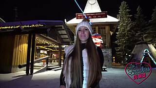 Finland's beauty, Kinuski, is a naughty and sexy woman who arouses the passion