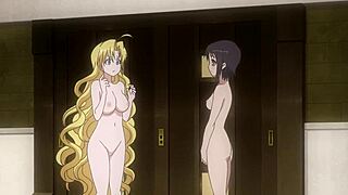 ladies versus butlers v2 brings wild fanservice with big anime tits on display.