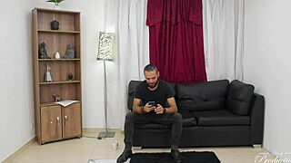 I get down with a masseur, and he has me licking my own ass.