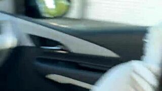 Petite asian teen Avery Black gets fucked in car for social media.