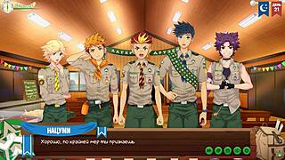 Hey, check out this game friends camp episode with Keitaro diary and Russian voiceover