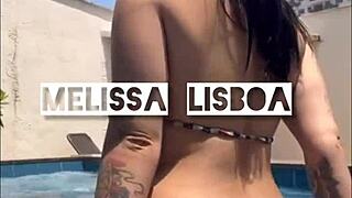Melissa lisboa safada showing off and taking milk part 3