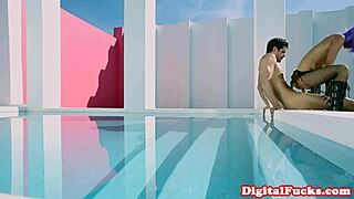 Cosplay Asian in Stockings Gets Doggystyled Hard. Fantasy Blowjob Scene Unfolds in Full Movie!