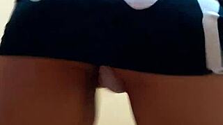 aurora estelar masturbates in her long calaverita dress