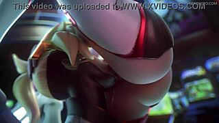 these 3d lesbian sluts go wild with strapon and cunilingus in femdom cartoon action