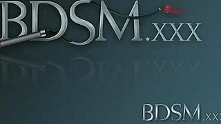 Bound BDSM boy endures hardcore domination. Submissive lad gagged by a monstrous cock.