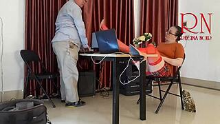 monday office tease, no panties on, wanna lick my pussy and suck dick right here?