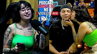 Martina Oliveira Gets Hot Checking Out Ruan's Huge Package on Podcast Pépum no Barraco. Full Video on Sheer - XV Red.