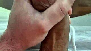 Watch this cute twink jerking off at home.