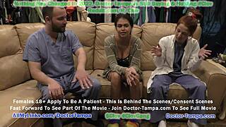 DOCTOR TAMPA WALKS IN ON FULLY NAKED ANGEL SANTANA FOR A SECOND OPINION AT DOCTOR STACEY SHEPARD'S REQUEST EXCLUSIVELY AT DOCTOR-TAMPA.COM