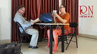 monday office tease, no panties on, wanna lick my pussy and suck dick right here?