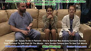 DOCTOR TAMPA WALKS IN ON FULLY NAKED ANGEL SANTANA FOR A SECOND OPINION AT DOCTOR STACEY SHEPARD'S REQUEST EXCLUSIVELY AT DOCTOR-TAMPA.COM