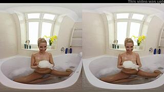 LOVELY FETISH BABE NIKKY DREAM IN REALITY FISHNETS BLONDE BATHROOM ANAL FOOTJOB HARDCORE VR VIDEO