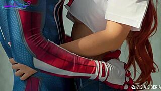 Spider-Man sex at home with Sia Siberia riding hard! 🕷️