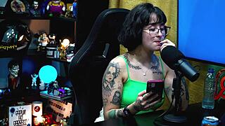 Martina Oliveira Gets Hot Checking Out Ruan's Huge Package on Podcast Pépum no Barraco. Full Video on Sheer - XV Red.