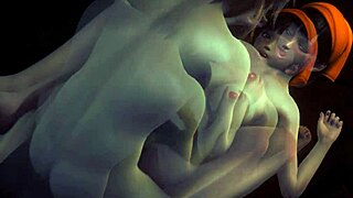 Pan gets wild sex in dungeon with monster