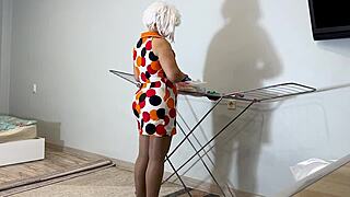 Old Housewife Stretches Ass on Huge Dick Every Time!