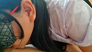 This cute babe sucks cock amazingly! 😍