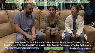 Latina teen gets a gyno exam at Doctor Tampa