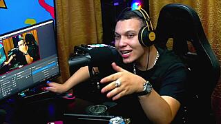 Martina Oliveira Gets Hot Checking Out Ruan's Huge Package on Podcast Pépum no Barraco. Full Video on Sheer - XV Red.