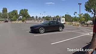 Teen 18+ babe with natural tits gets facial after tight cock play 😍