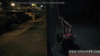 In the garage, the bdsm master punishes his teen 18+ secretary mapal crony with hardcore domination