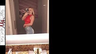 Hotwife Brookie Blair Bangs Room Service for Hubby