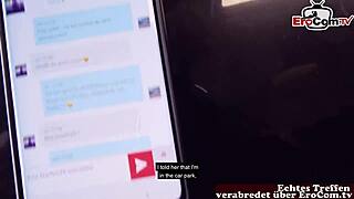 Sex in the parking garage with german blonde teen picked up on erocom date 🚗