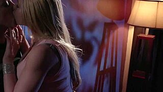 gorgeous lesbians licking each other in steamy scene