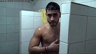 Latinos having sex in the showers