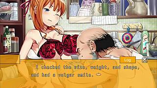 Girlfriend shared by friends in hentai game part two.