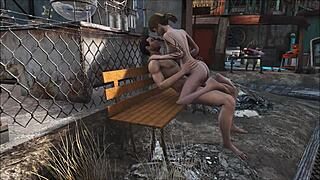 Public anime sex in Fallout 4’s Diamond City