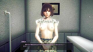 3D Anime Spy Catches and Fucks in Toilet Game