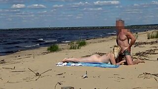 Mommy, let me take your big ass in every hole on this beach