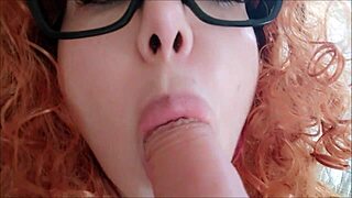 Teacher’s pet whispers dirty talk in tight POV session.