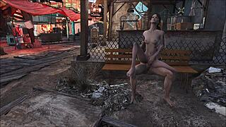 Public anime sex in Fallout 4’s Diamond City
