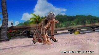 ecchi christie in dress fan service