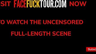 Zlata Shine embarked on a face fuck tour, devouring the biggest cock around