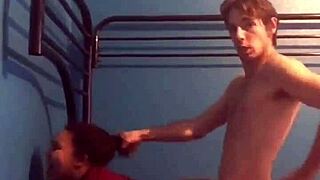 tied up scene where she asks to pull her hair in rough position