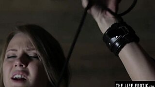 Bdsm Beauty With Big Natural Tits Is Tied Up And Masturbating