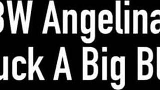 Cuban BBW Angelina Castro performs group sucking and blowjob in threesome.