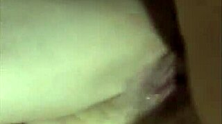 in the bedroom, he bends her over for a delicious doggy style fuck with his cock in her pussy