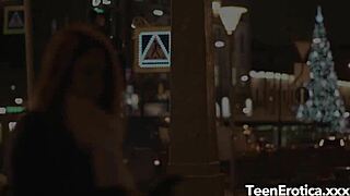 Young redhead Heather Dew and her boyfriend dive into steamy Indian action. Their passionate encounter heats up fast!